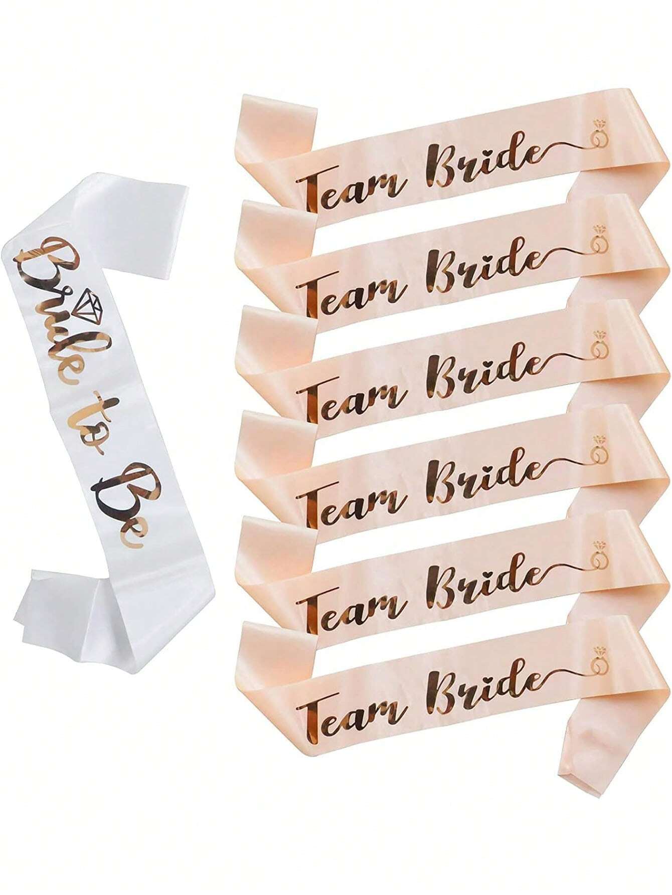 Rose Gold Hen Party Sash