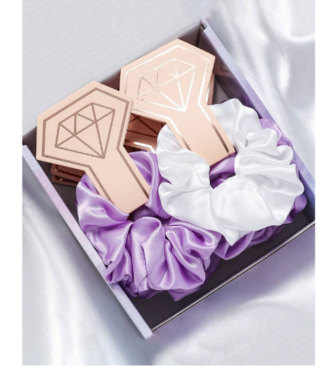 7 piece Satin Hair Scrunchie
