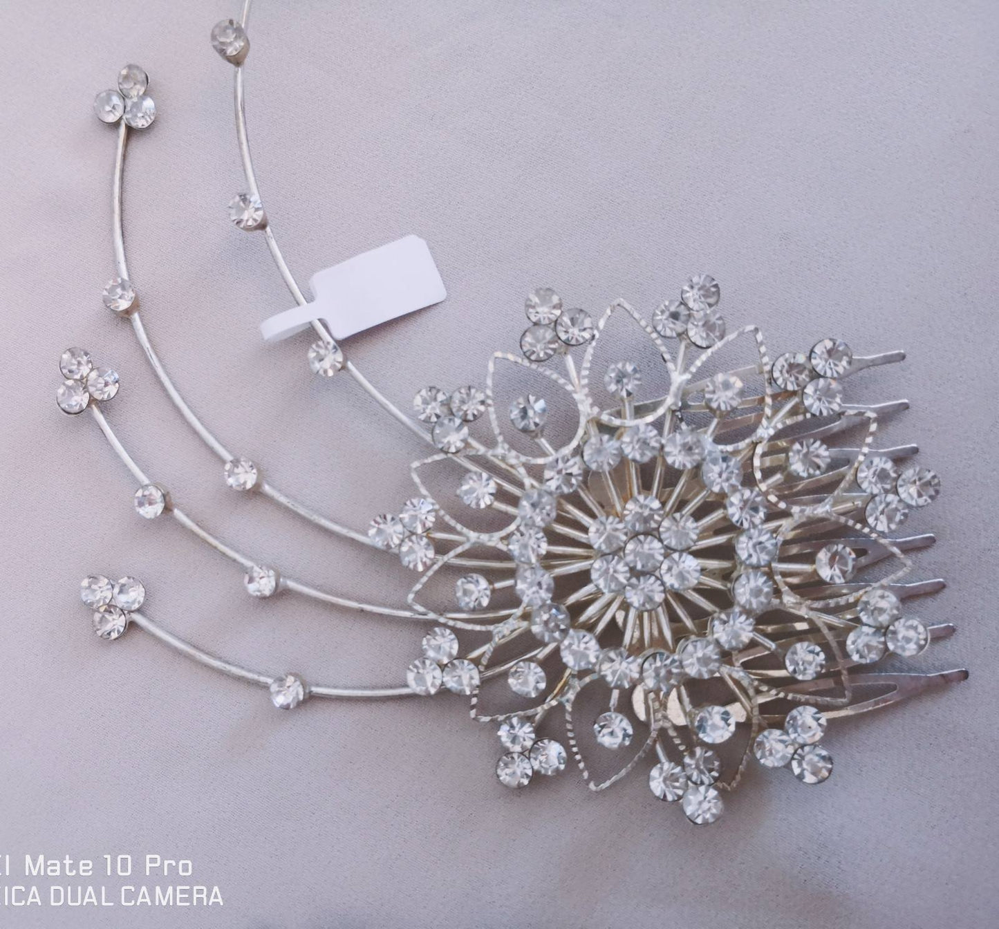 Flower Decor Bridal Hair Clip