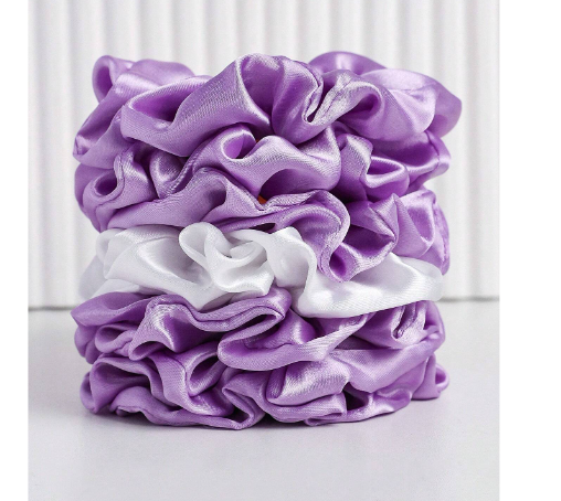 7 piece Satin Hair Scrunchie