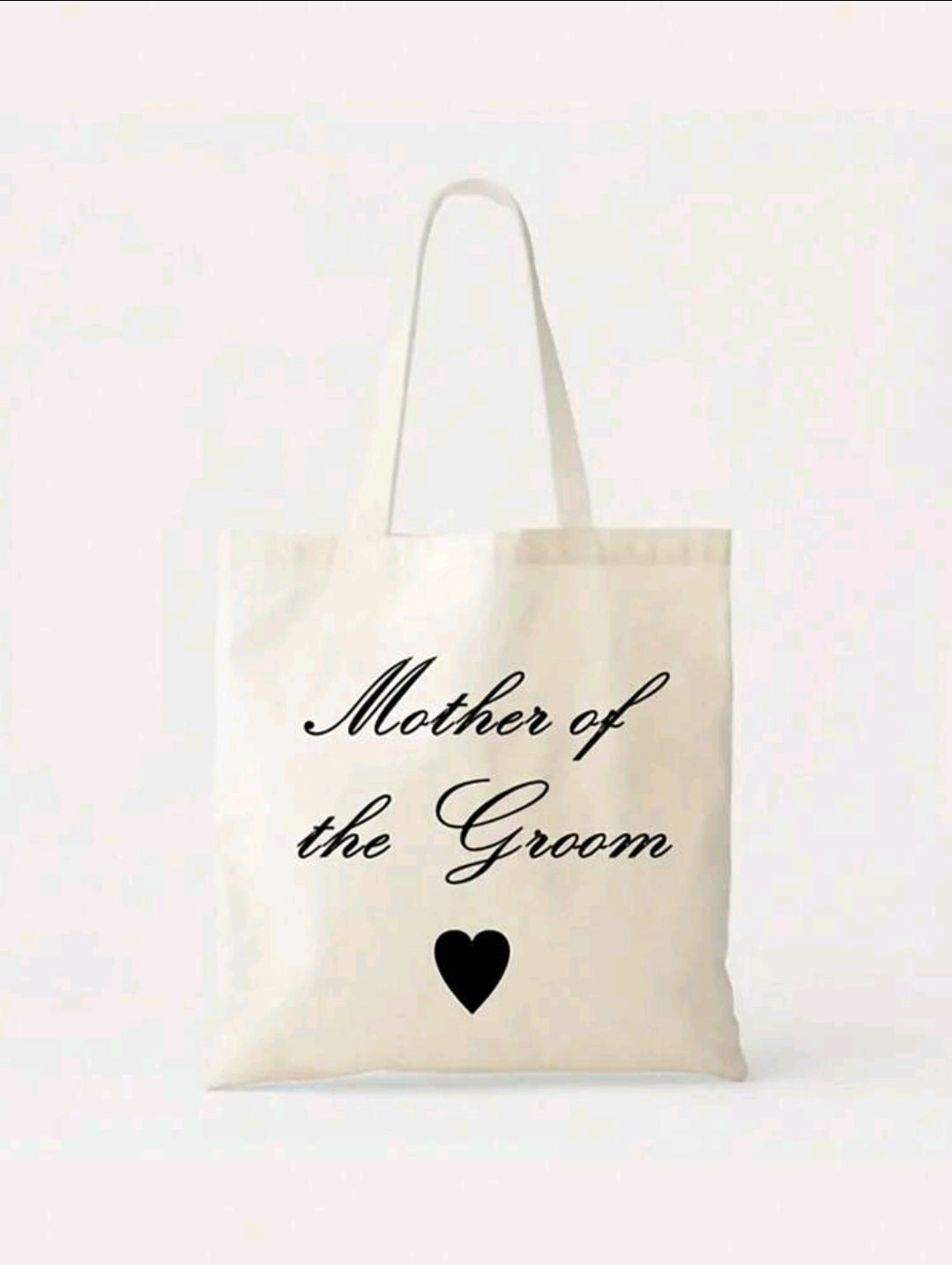 Mother of The Groom Gifting Canvas Bag