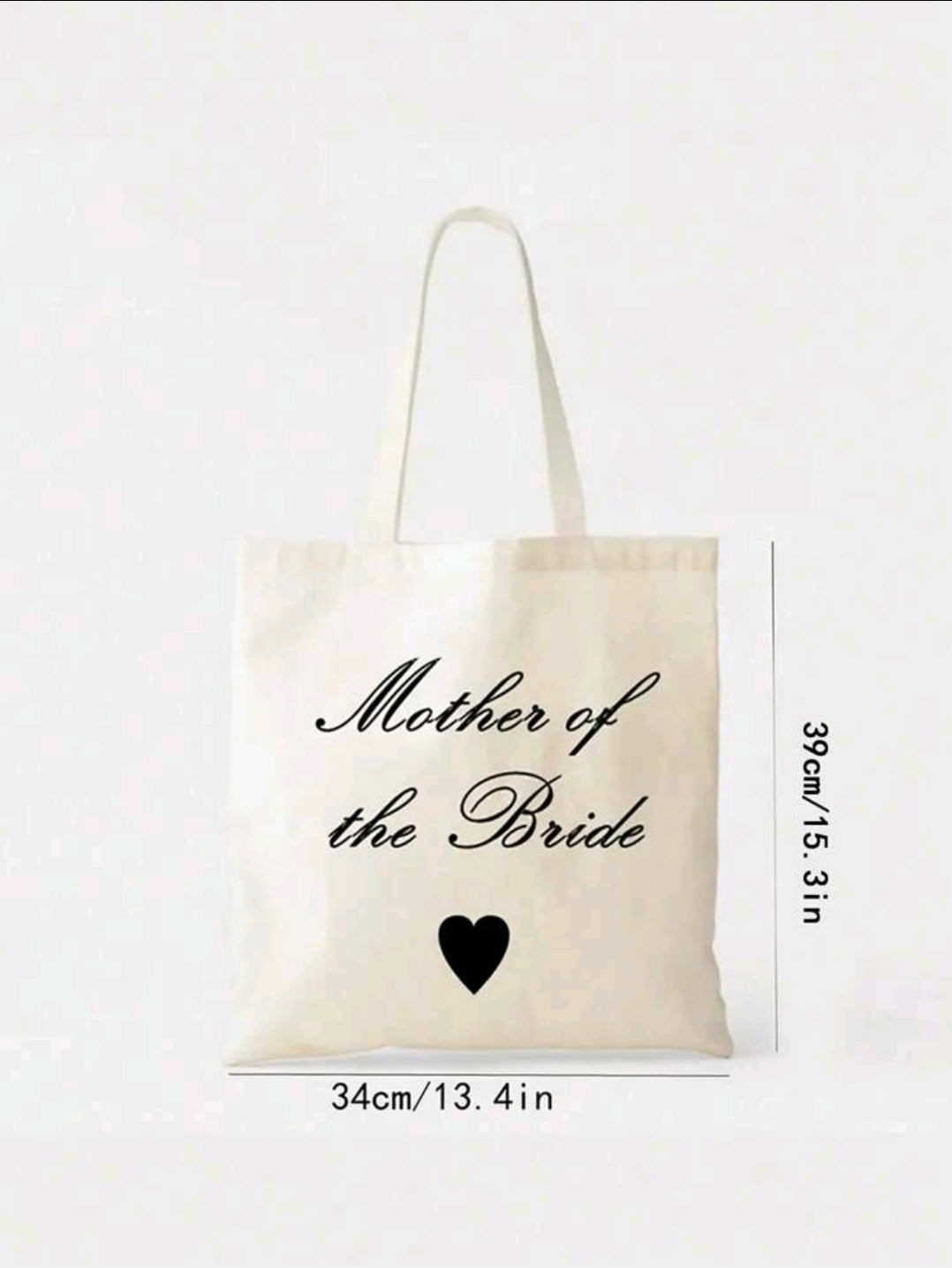 Mother of The Groom Gifting Canvas Bag