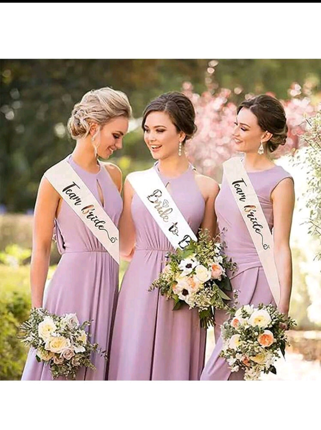 Rose Gold Hen Party Sash