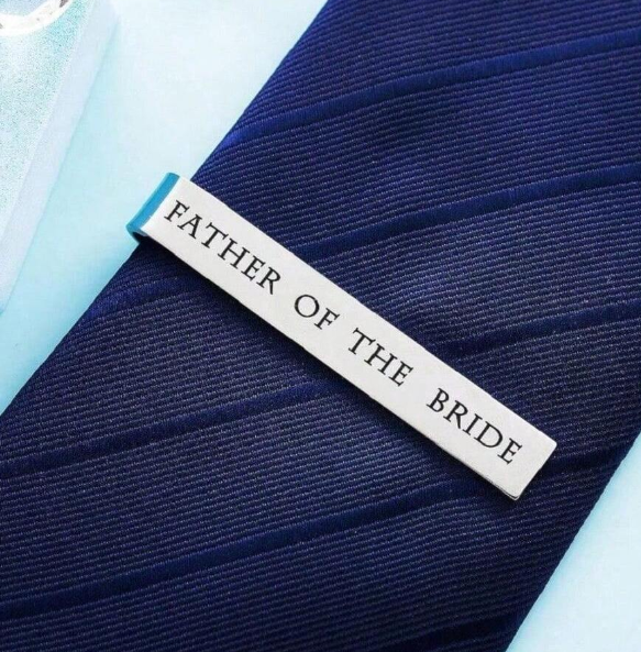 Father of The Bride Tie Clip - I loved You First