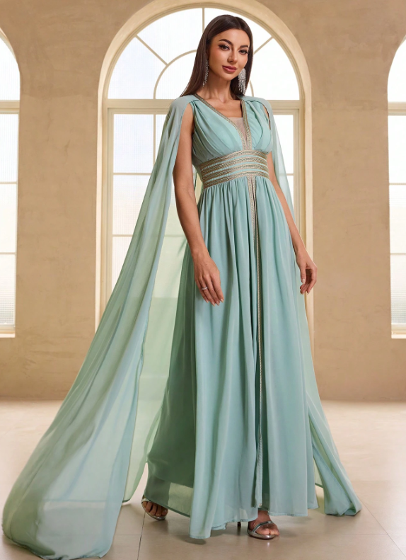 Banquet Evening Gown Chiffon Dress