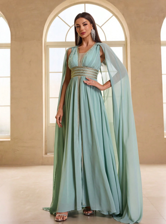 Banquet Evening Gown Chiffon Dress