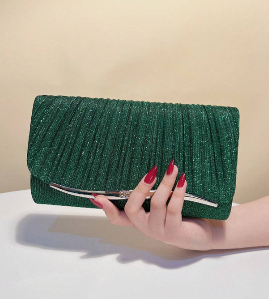 Envelope Clutch Bag - Green