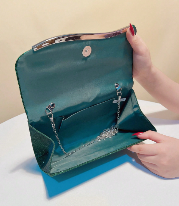 Envelope Clutch Bag - Green
