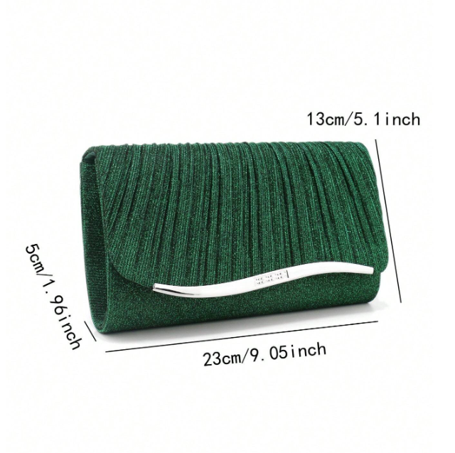 Envelope Clutch Bag - Green