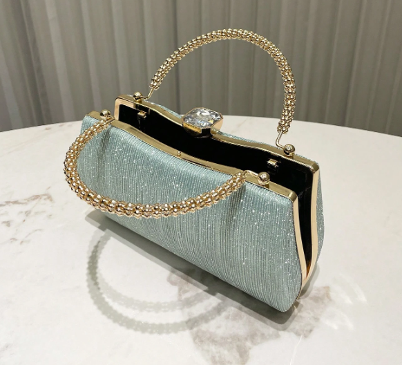 Glitter Luxury Rhinestone Decorated Evening Bag