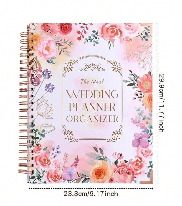 132 Pages Ultimate Wedding Planner Book And Organizer
