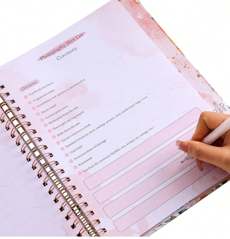 132 Pages Ultimate Wedding Planner Book And Organizer