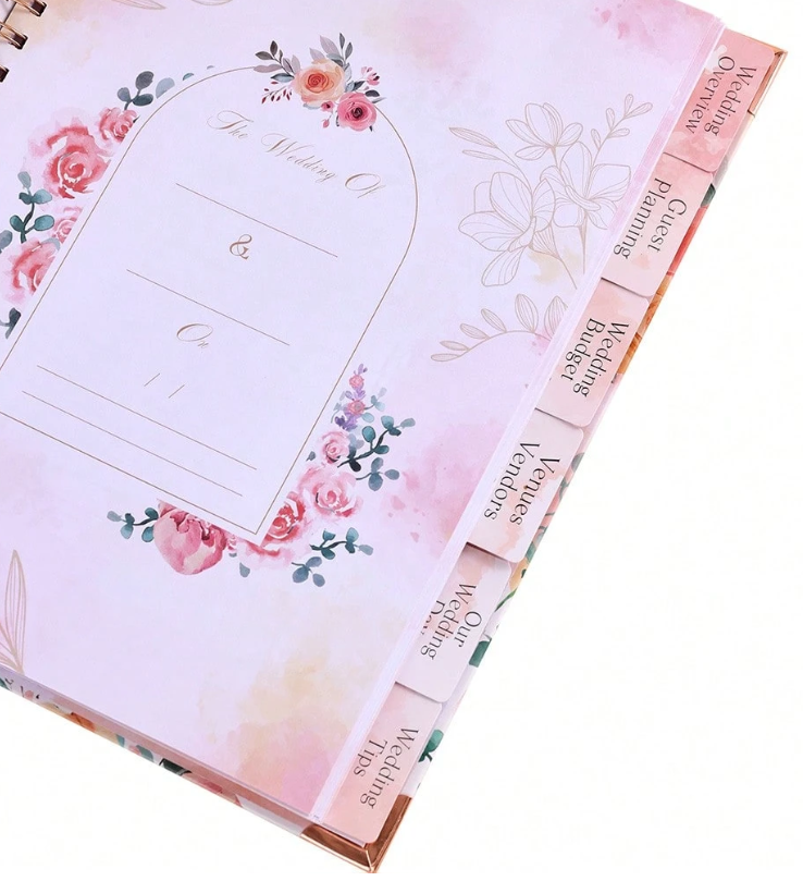 132 Pages Ultimate Wedding Planner Book And Organizer