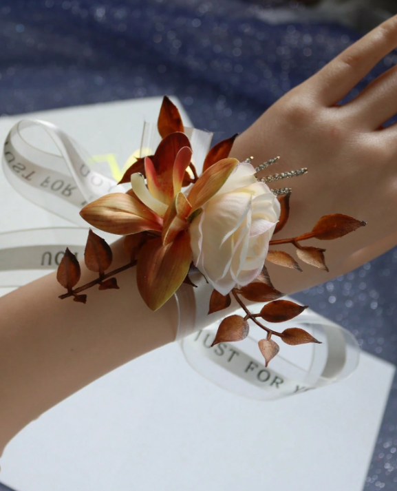European Style Bride's Wedding Wrist Corsage,