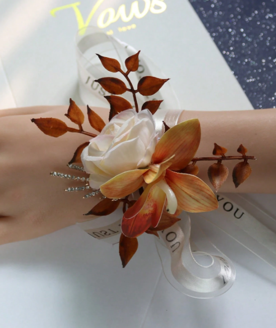 European Style Bride's Wedding Wrist Corsage,