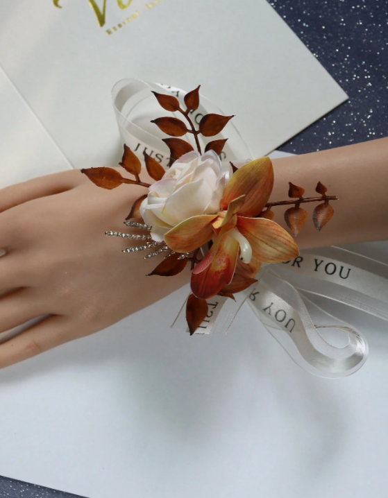 European Style Bride's Wedding Wrist Corsage,