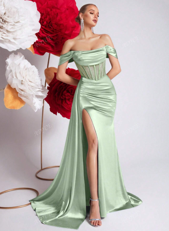 Hollow-Out Prom Formal Dress