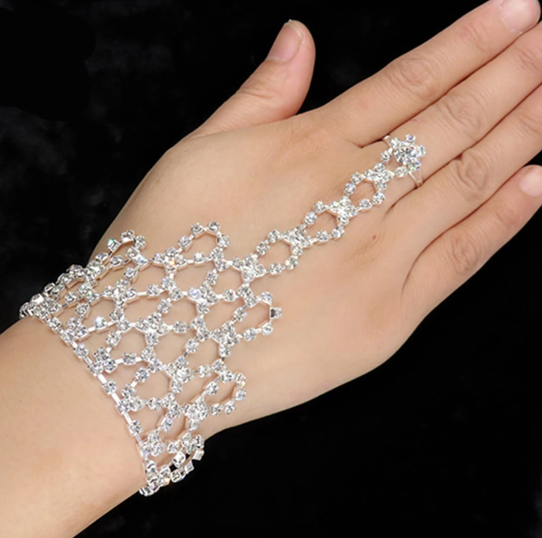 Bridal Jewelry Hand Chain Bracelet