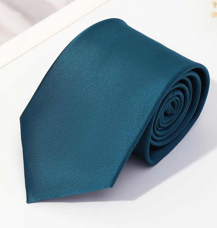 Groomsmen Solid Color Wedding Tie Haze Blue