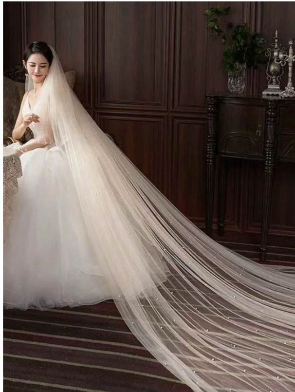 3M Wedding Bridal Head Veil With Comb