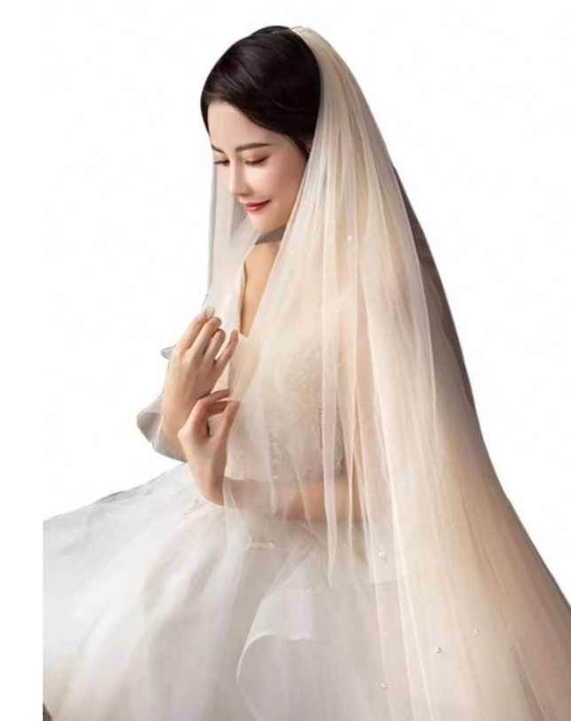 3M Wedding Bridal Head Veil With Comb