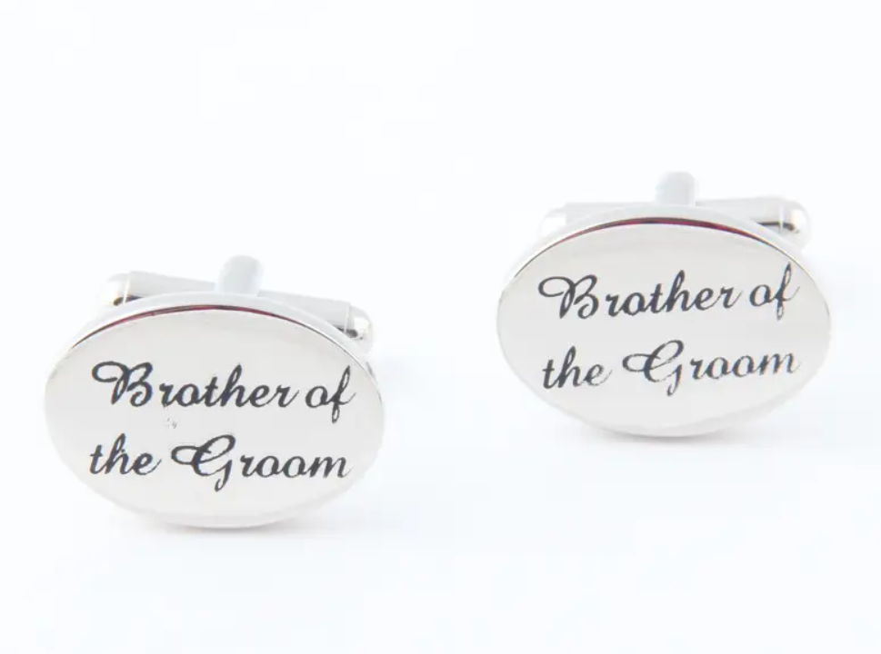 Brother of the Bride Shirt Cufflinks