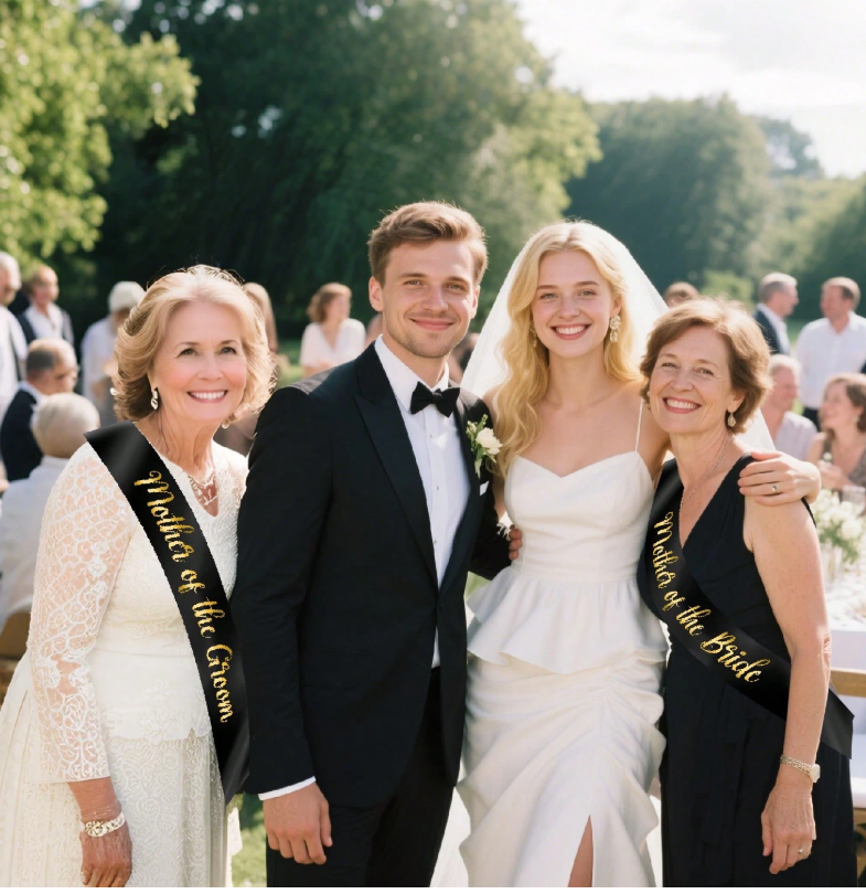Mother Of The Groom and Mother of The Bride Sashes