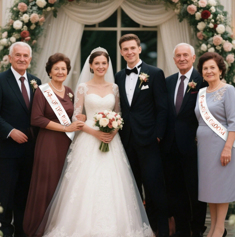 Mother Of The Groom and Mother of The Bride Sashes