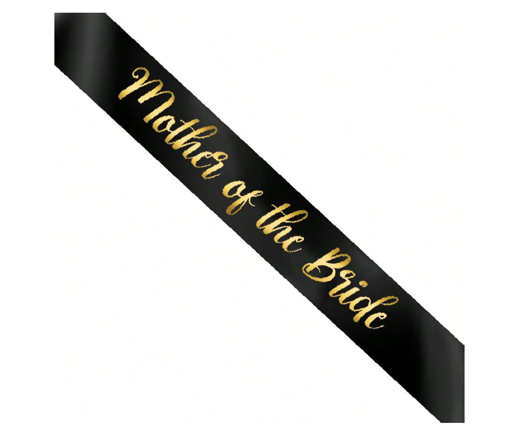 Mother Of The Groom and Mother of The Bride Sashes