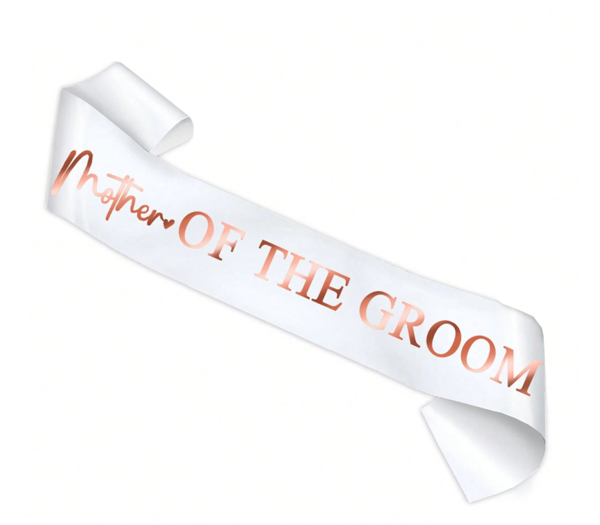 Mother Of The Groom and Mother of The Bride Sashes