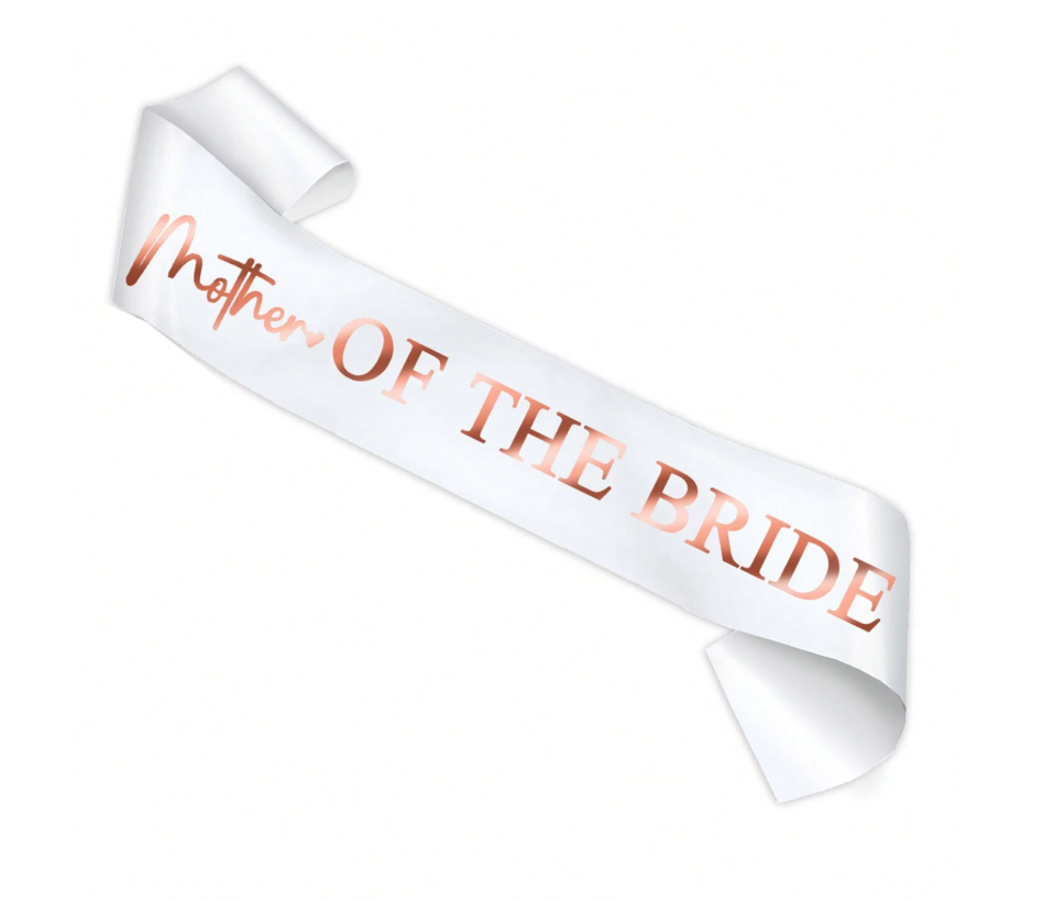 Mother Of The Groom and Mother of The Bride Sashes