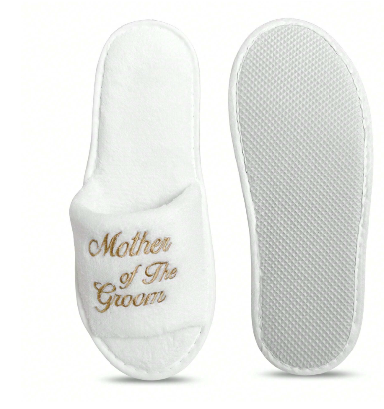 Mother Of The Groom Disposable Slippers
