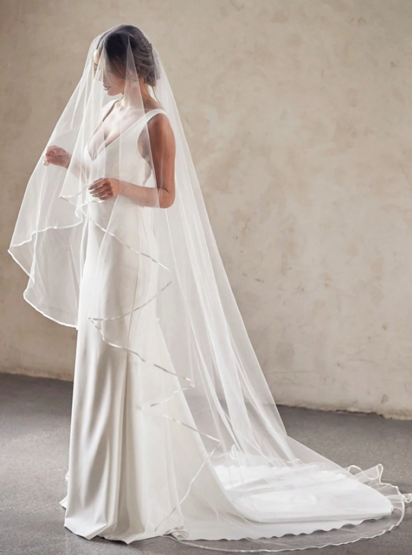 Piping Trim Bridal Veil