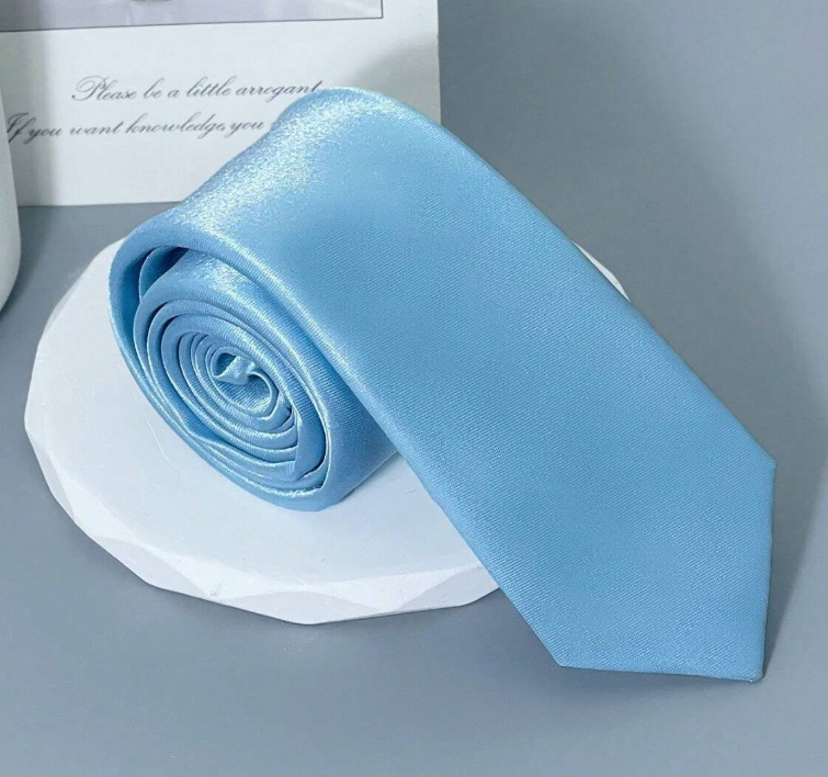 Groomsmen Solid Color Wedding Tie Light Blue