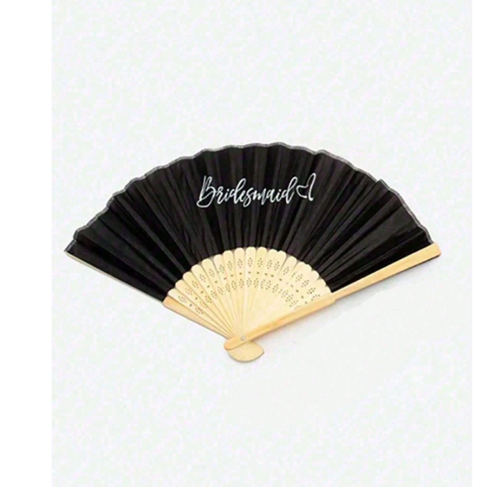 Bride Letter Decor Fan