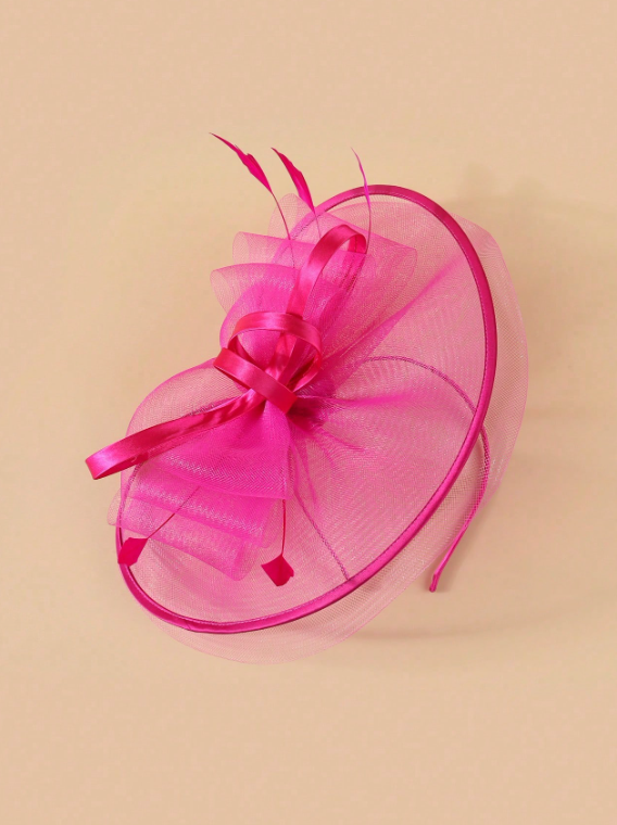 Cocktail Flower Mesh Headwear