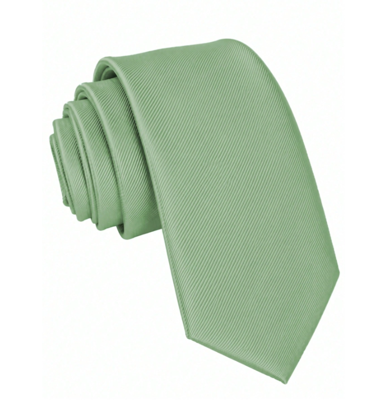 Mint Green Groomsman's Tie 8cm