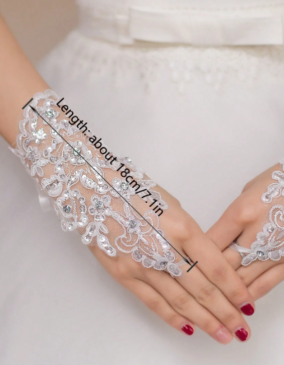 Lace Bridal Gloves