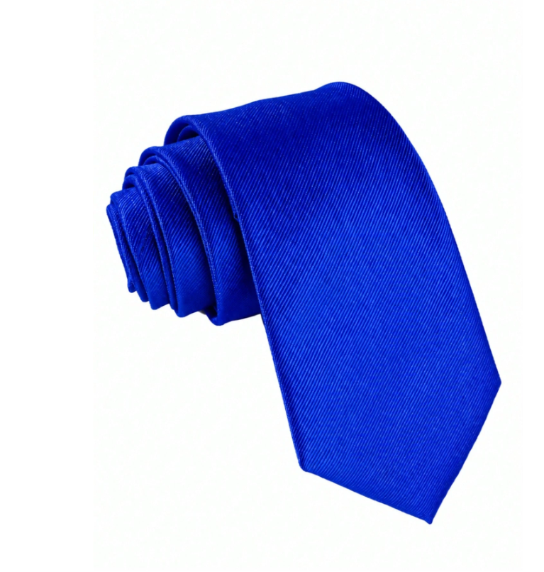8CM Grosgrain Necktie - Royal Blue