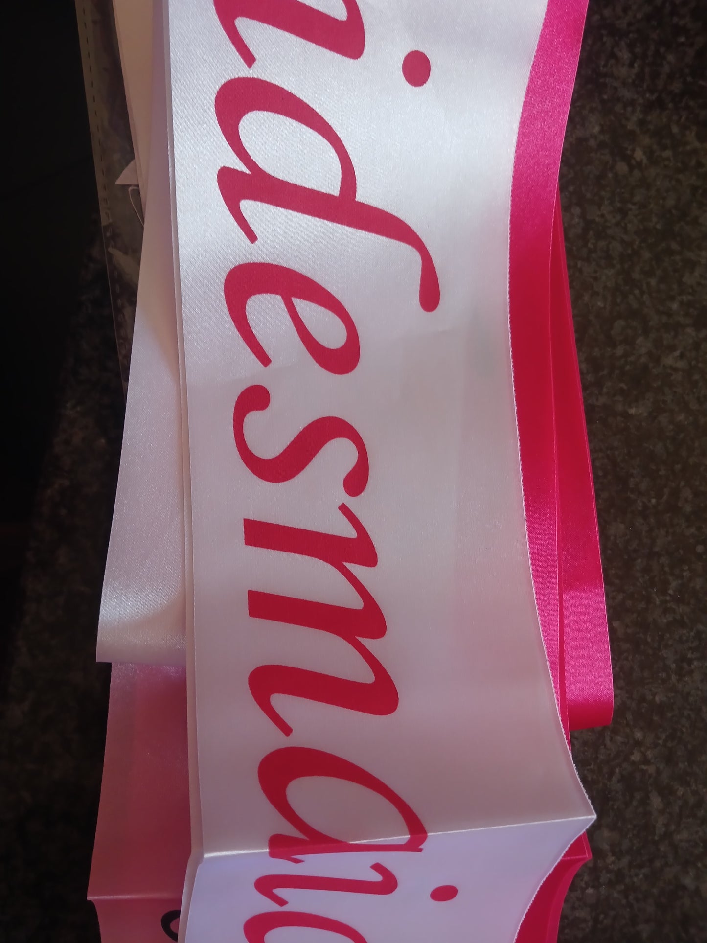 Bridesmaids Sash