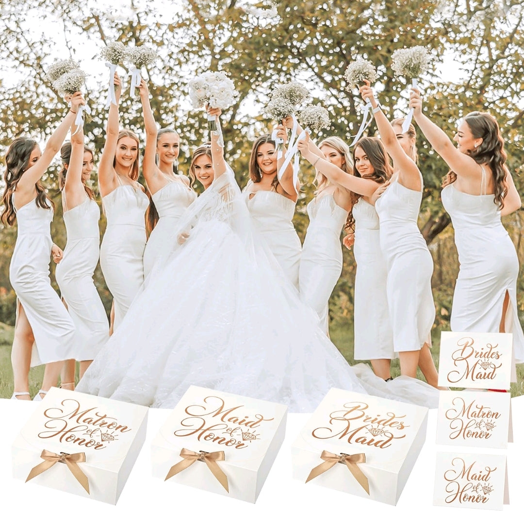Matron of Honor Proposal Box With Card