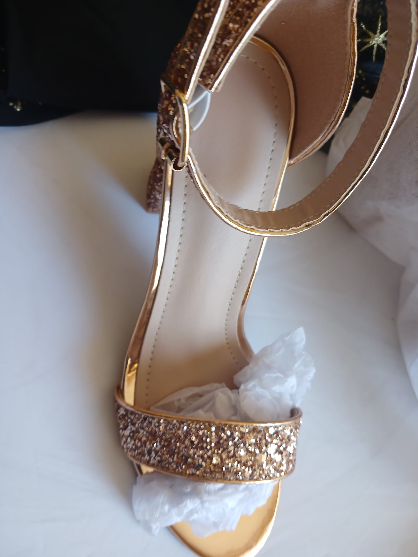 Bridesmaids Stilletto Heels Pink Glitter