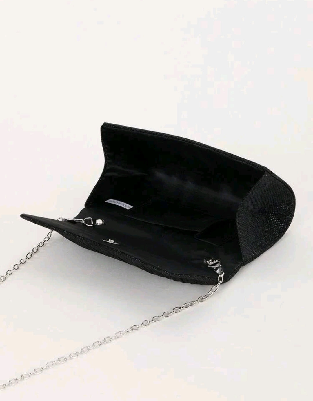 Mini Envelope Bag Glamorous Pleated Detail Flap Chain Glitter