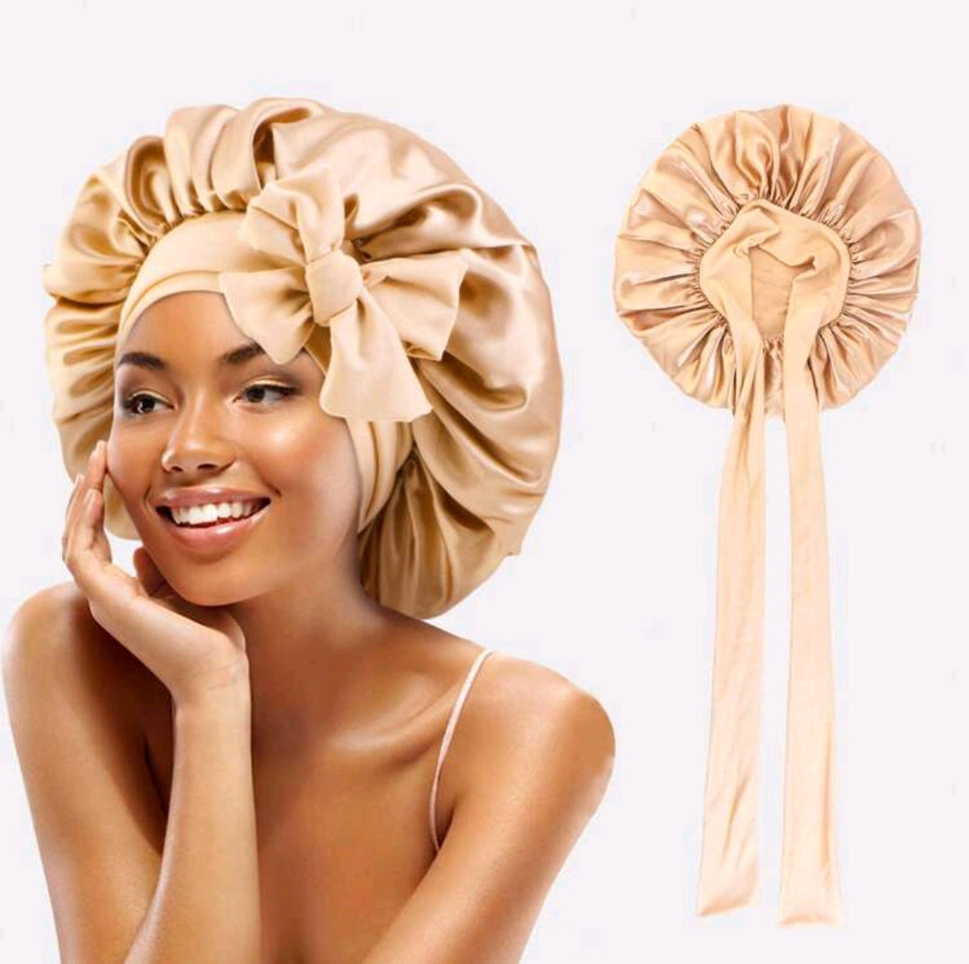 Elastic Band Wide Brimmed Bonnet