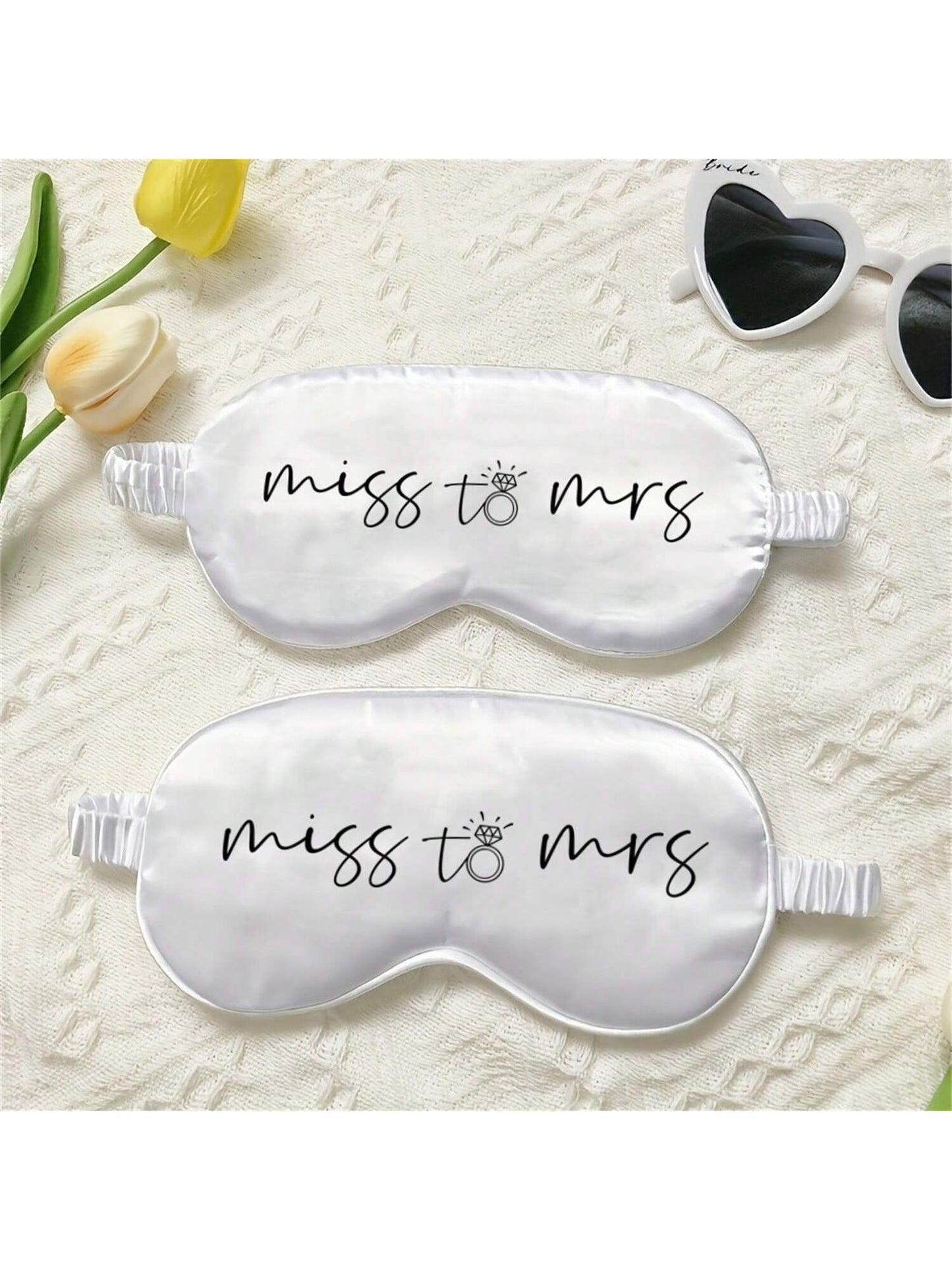 Miss to Mrs White Eye Mask