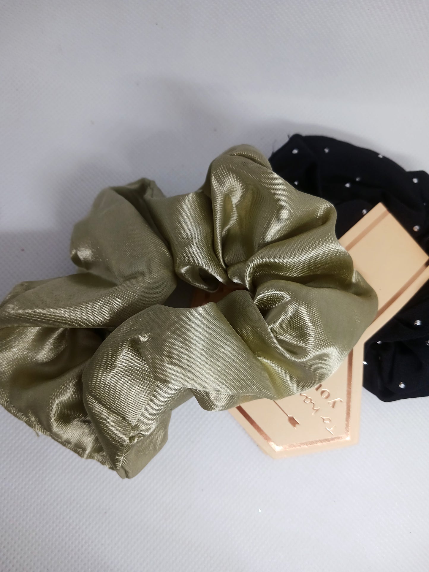 Bean Green Scrunchies for your bridal girls