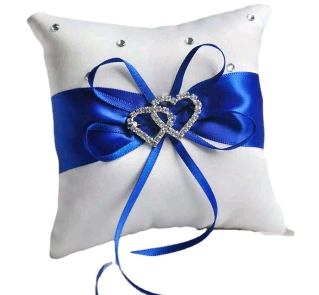 Royal Blue Wedding Ring Pillow