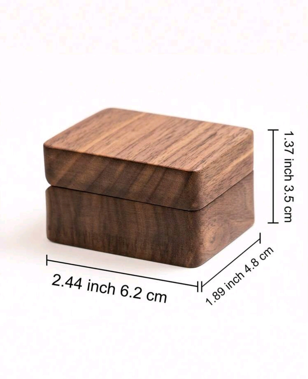 Mr & Mrs 3 Slot Ring Box
