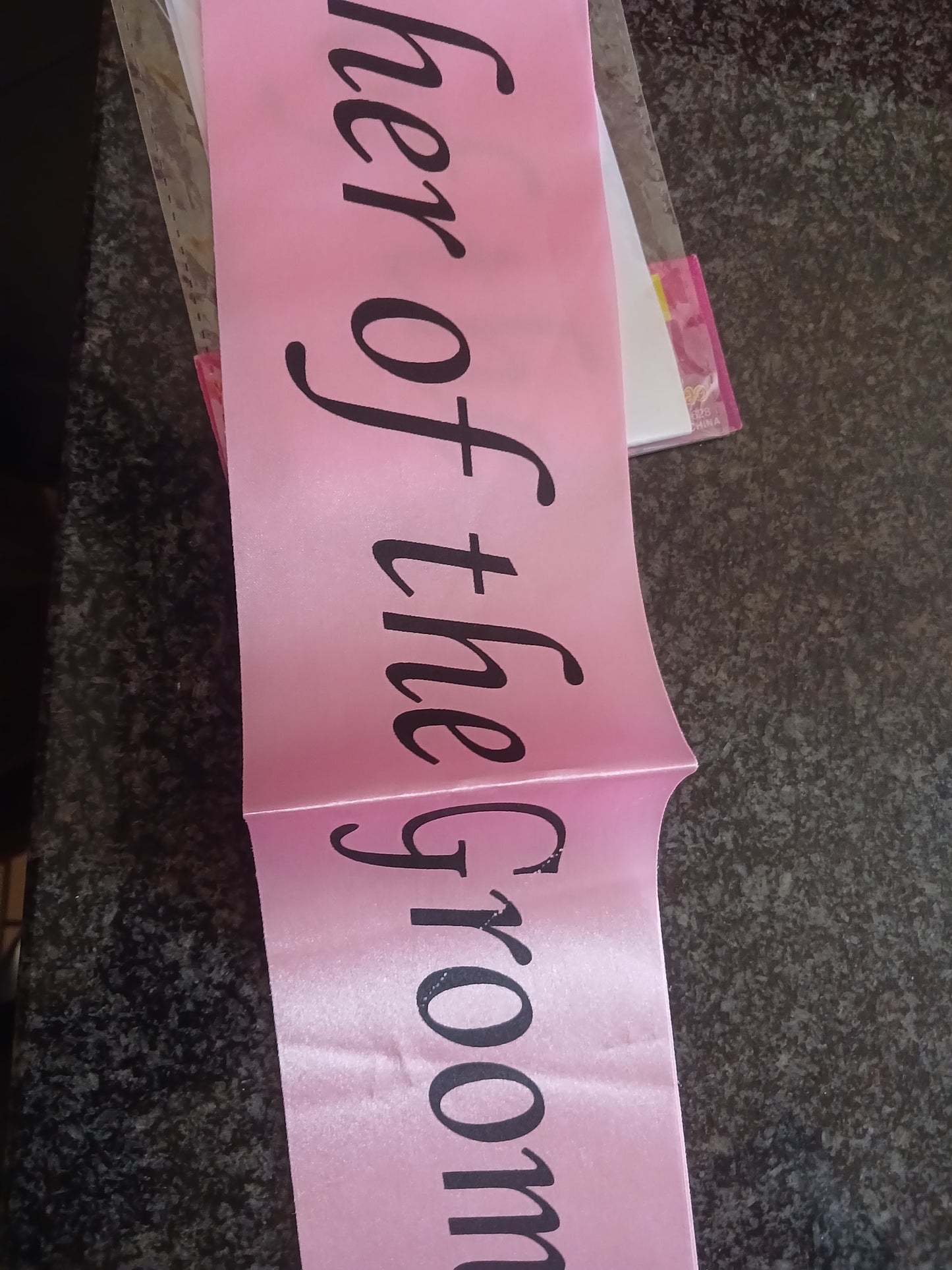 Mother Of The Groom Sash