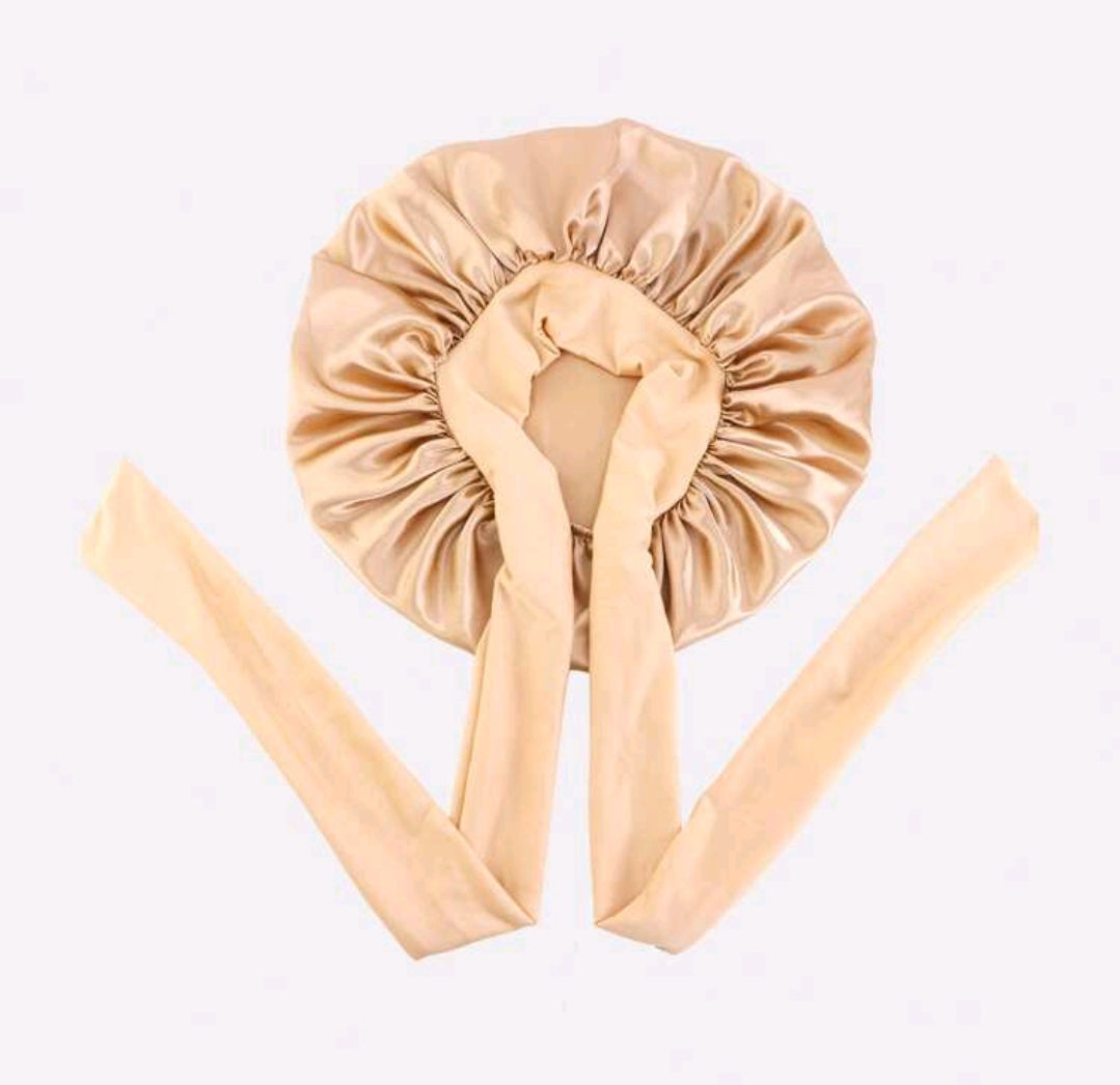 Elastic Band Wide Brimmed Bonnet